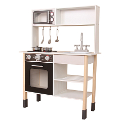 Игровой набор кухня "Сканди" с акс., св.и зв., дер., 70х30х91 см, кор.
