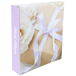 Фотоальбом 50 "магнитных"листов 23X28см, пер-т 3-кольца