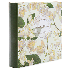 Фотоальбом 200ф 10X15см, бум.карм.с мемо, книжн. пер-т