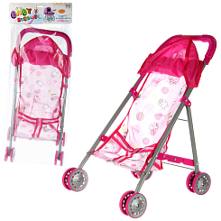 Коляска для кукол металлическая 39*25*45