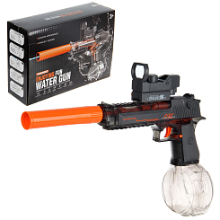 Водный пистолет на бат. 41 см, 425 мл, дальность стрельбы 8-10 м,в кор.