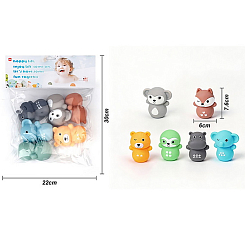Игрушка для ванной комнаты - набор, 6 шт, пакет с хеддер
