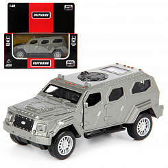 Машина металлическая ARMOUR CAR 1:36, дв. откр., инерц., свет