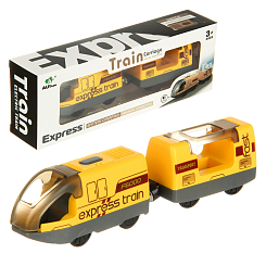 Поезд на батарейках 24.8х8.1х5 см.