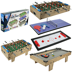 Футбол настольный 4 в 1 (собр.69L*36W*28H см)