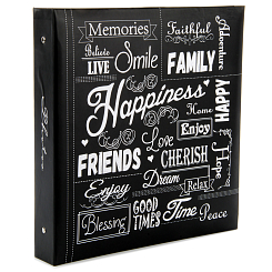 Фотоальбом 500ф 10X15см, ПП карм, пер-т 3-кольца