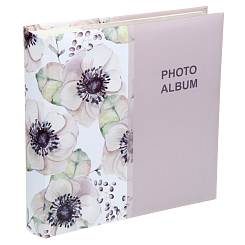 Фотоальбом 200ф 10X15см, бум.карм.с мемо, книжн. пер-т