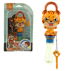 Игрушка-брелок с ключиком и мыльными пузырями (35мл), блист.