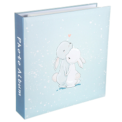 Фотоальбом 500ф 10X15см, ПП карм, пер-т 3-кольца