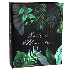 Фотоальбом 200ф 10X15см, ПП карм., черные страницы