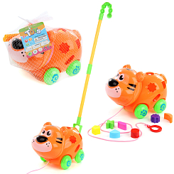 Каталка - сортер на палке  "Тигренок ", сетка