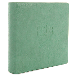 Фотоальбом Делюкс 200ф 10X15см, бум.карм.с мемо, книжн. пер-т.