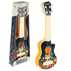 Гитара игрушечная "Котик / Дино" 46-16-6 см, в ассорт, в кор.
