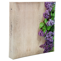 Фотоальбом 400ф 10X15см, ПП карм., пер-т 3-кольца