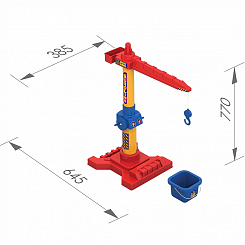Арт.431612 Кран "Орион" 77х38,5х64,5см