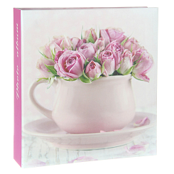 Фотоальбом 50 "магнитных"листов 23X28см, пер-т 3-кольца