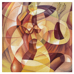 Картина на подрамнике 60х60 см Абстракция