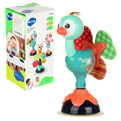 Развивающая игрушка 2в1 "Страус", 11х11х23,5 см, кор.