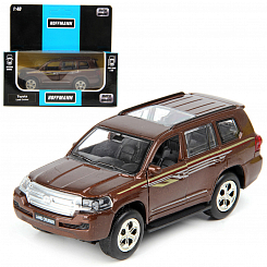 Машина металлическая Toyota Land Cruiser 1:40, дв. откр., инерц., свет