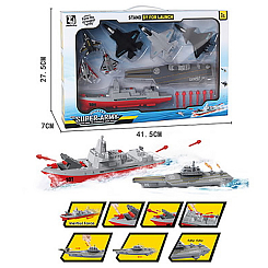 Игровой набор корабль "Морской бой" 41.5х7х28 см.