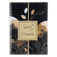 Фотоальбом 36ф 10X15см, ПП карм.,мягкая обложка, черные страницы