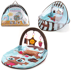 Коврик развивающий   2-в-1 Сова, 92- 54-46 см