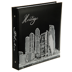 Фотоальбом 500ф 10X15см, ПП карм, пер-т 3-кольца