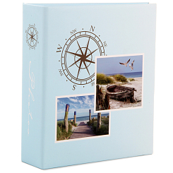 Фотоальбом 100ф 10X15см, бум.карм.с мемо, клеевой пер-т