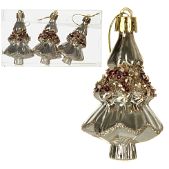 Н-р елочных украшений "Ели" 8см, 3шт