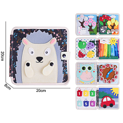 Развивающая игрушка "Книжка Ёжик" 20-20-8 см, пакет