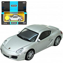 Машина металлическая Porsche Cayman S 2007 1:43, цв. в асс.