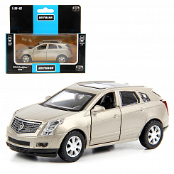 Машина металлическая 1:43 Cadillac SRX. Дв.Откр., цв.красн., инерц.