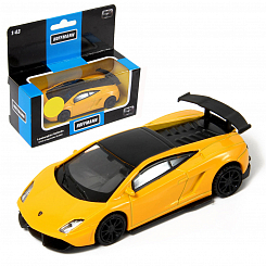 Машина металлическая Lamborghini Gallardo LP570-4 Supertrofeo Stradale 1:43, цв. в асс.