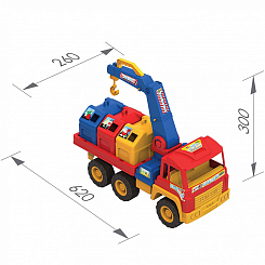 Арт.431523 Мусоровоз "Евростар" 30х26х62см