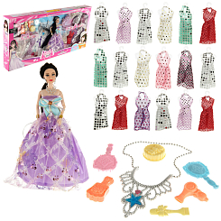 Кукла "Прекрасная принцесса" с акс., 72х7х34 см, кор.