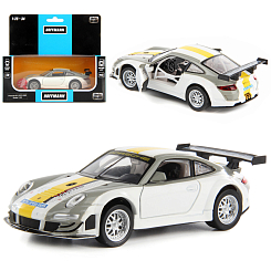 Машина металлическая  Porsche 911 GT3 RSR 1:32, звук/свет, двери откр.,инерц