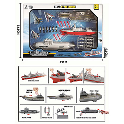 Игровой набор корабль "Морской бой" 49х6.5х32.5 см.