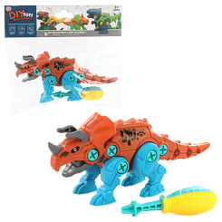 Конструктор-скрутка Динозавр,22х6х18,пакет