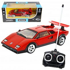 Машина р/у Lamborghini Countach LP500S Walter Wolf 1:16, свет, двери открыв.