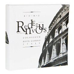 Фотоальбом 200ф 10X15см, бум.карм.с мемо, книжн. пер-т