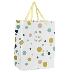 Подарочный пакет ср. 17.8X22.9X9.8 см, ламинированный,матовая