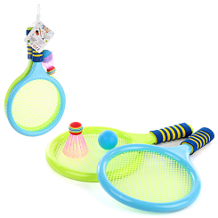 Н-р ракеток с воланч. и мячиком в сетке 38*23см