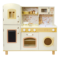 Игровой набор кухня "Флаффи" с акс., св.,зв.,вода, 99*33*90 см, кор.