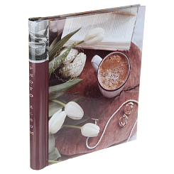 Фотоальбом 20 "магнитных"листов 23X28см, пер-т внутр.спираль