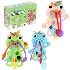 Игрушка развивающая "Лягушка", в ассорт, в кор.