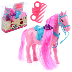 Лошадка с расчёской в асс., 16,3х17,3х5,3,  кор