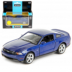 Машина металлическая Ford Mustang GT 1:32, дв. и кап. откр., инерц.