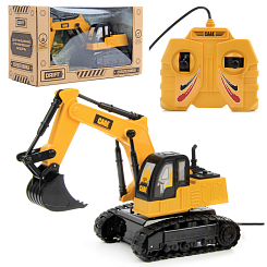 Машина ГУСЕНИЧНЫЙ ЭКСКАВАТОР Д/У 1:36 с управляемыми подвижными деталями и звуком