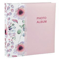 Фотоальбом 500ф 10X15см, ПП карм, пер-т 3-кольца