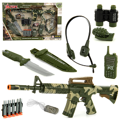 Игровой набор "Военный", 55.5x4.5x35.5